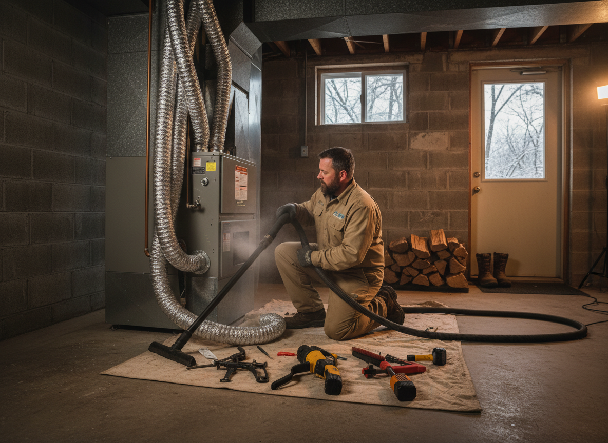 Preparing Air Ducts for Ohio Winter Heating Season