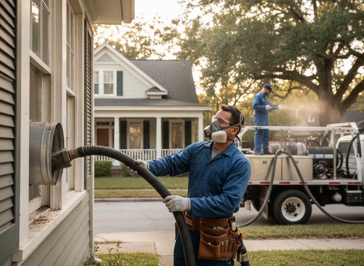 air duct and dryer vent cleaning in Montgomery
