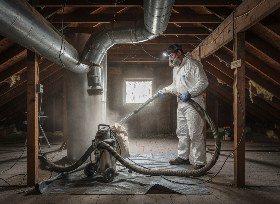 attic duct cleaning in Montgomery