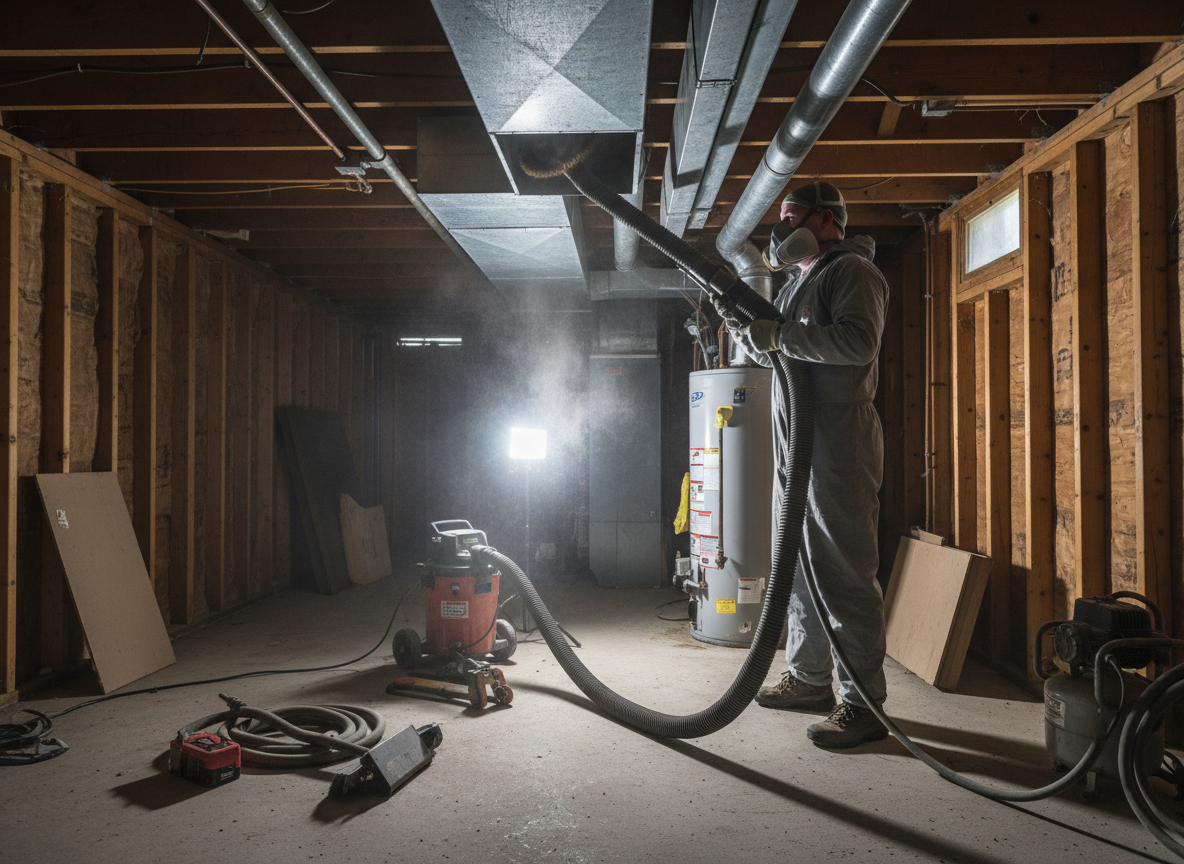 basement air duct cleaning in Montgomery