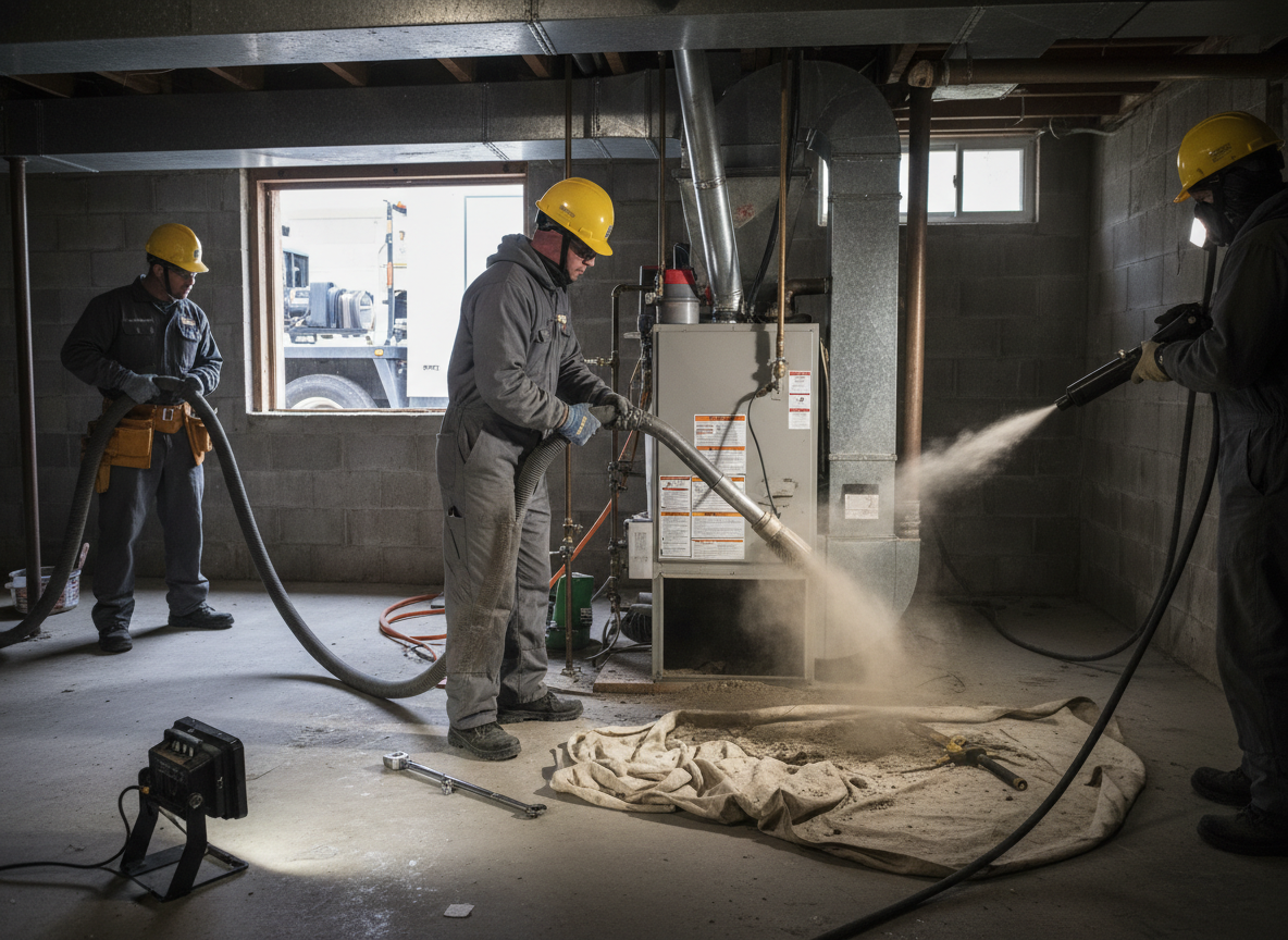 furnace and duct cleaning in Montgomery