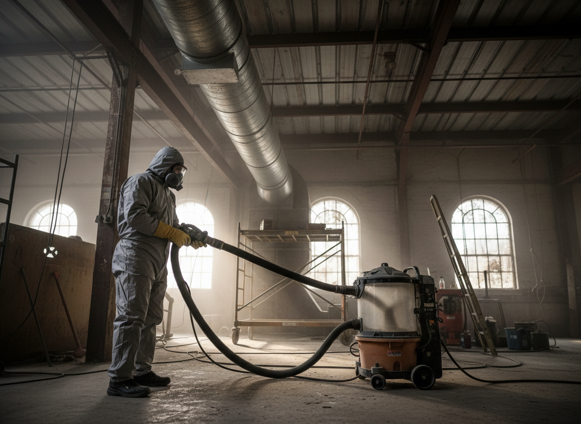 Industrial air duct cleaning in Montgomery